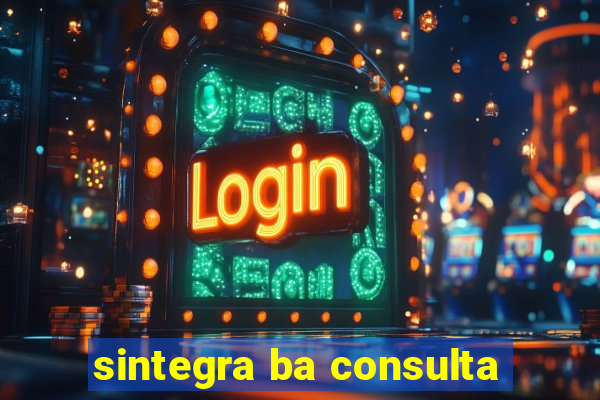 sintegra ba consulta